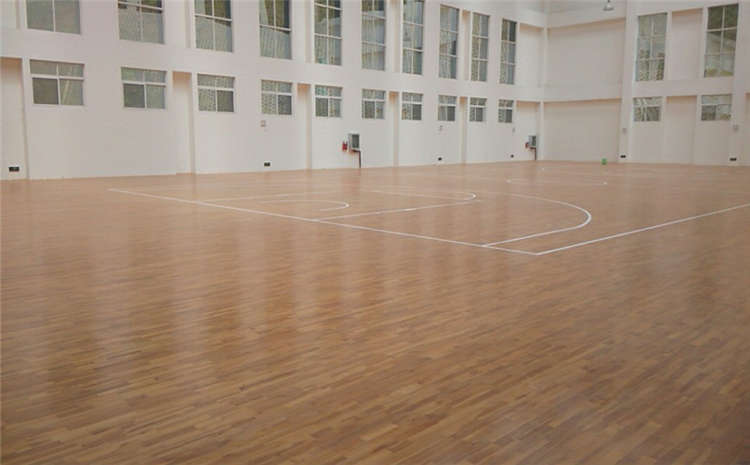 歐氏橡膠木籃球場木地板板式龍骨結(jié)構