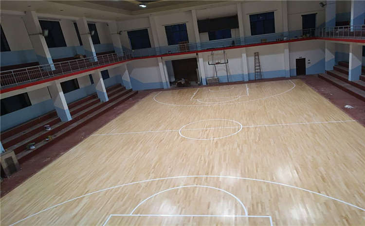 歐氏橡膠木舞臺運動木地板板式龍骨結(jié)構